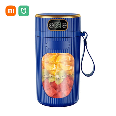 Xiaomi Electric Cordless Juicer USB Rechargeable Digital Display Safe Portable Automatic Clean Fresh Fruit Vegetable Juice Maker - Fashion Palace Royal™