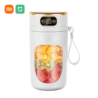 Xiaomi Electric Cordless Juicer USB Rechargeable Digital Display Safe Portable Automatic Clean Fresh Fruit Vegetable Juice Maker - Fashion Palace Royal™