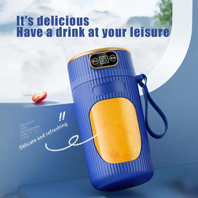 Xiaomi Electric Cordless Juicer USB Rechargeable Digital Display Safe Portable Automatic Clean Fresh Fruit Vegetable Juice Maker - Fashion Palace Royal™